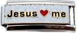 Italian Charms - Fits Nomination - SUPER LINK - JESUS LOVES ME